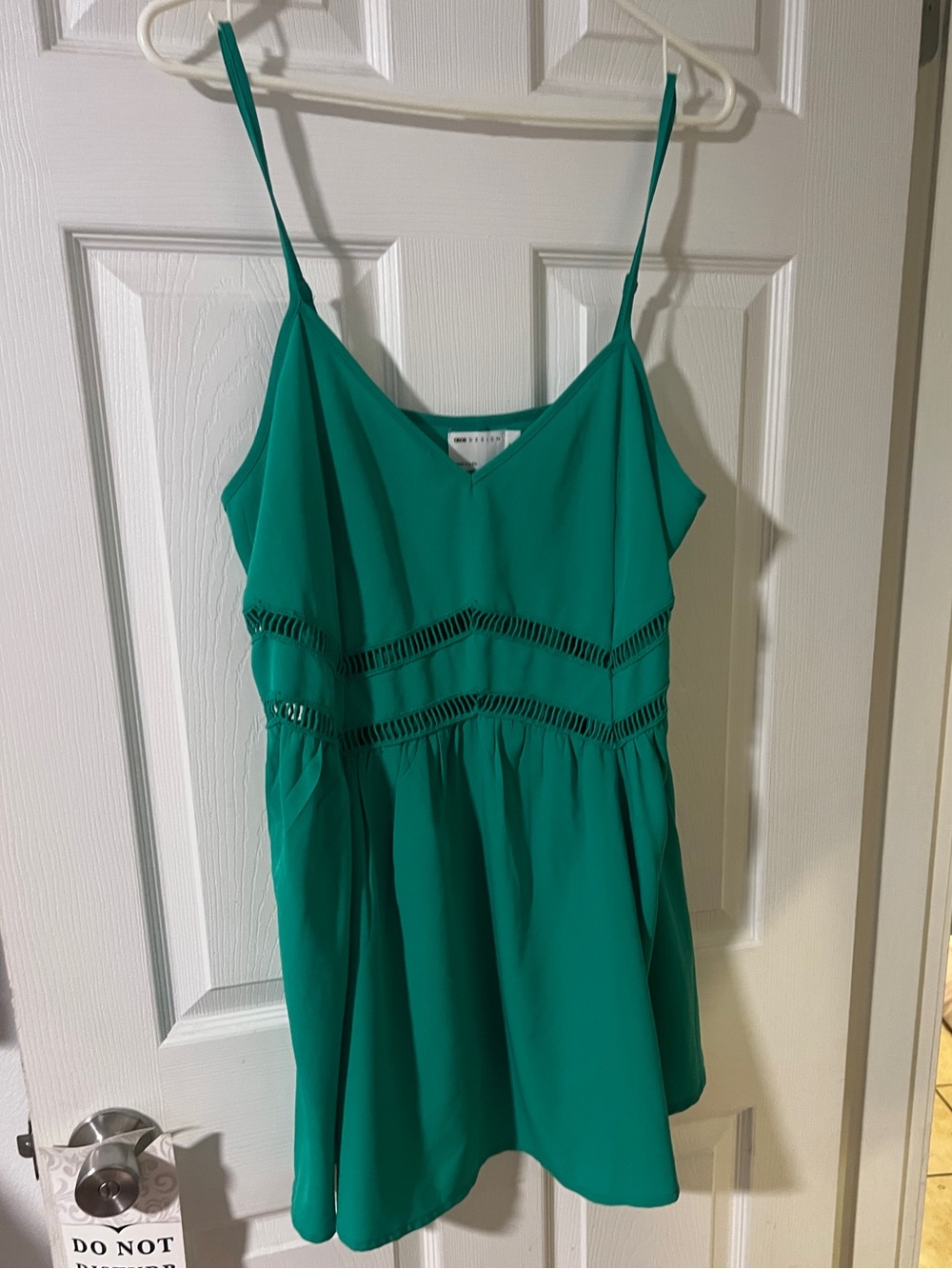 Green ASOS dress